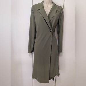 HALARA Olive Green Light Coat
